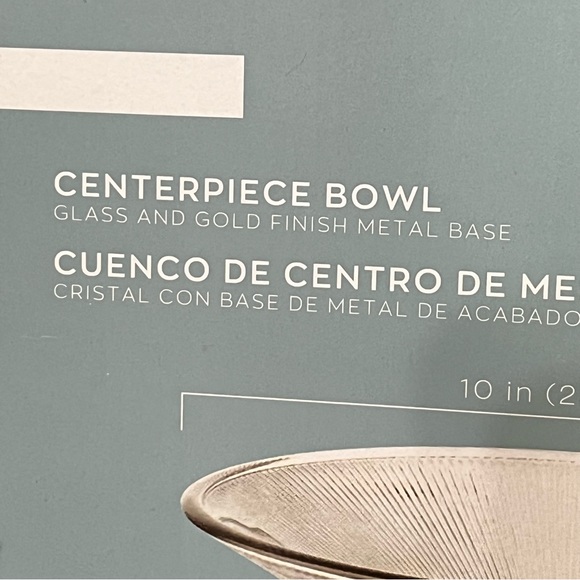 Crofton Centerpiece Bowl Smoked Glass - Picture 7 of 9